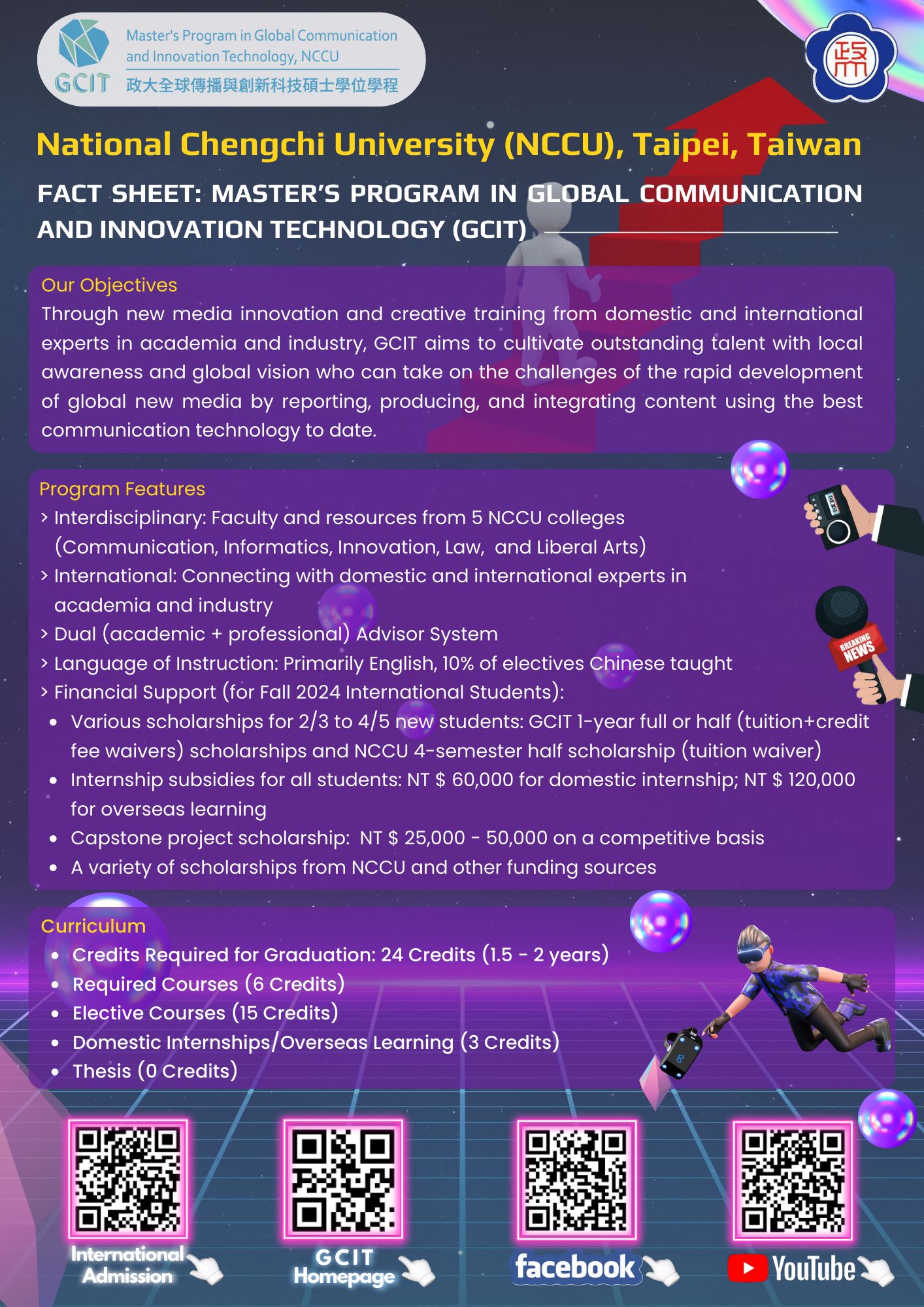 GCIT Global Communication and Innovation Technology (GCIT), NCCU Fall